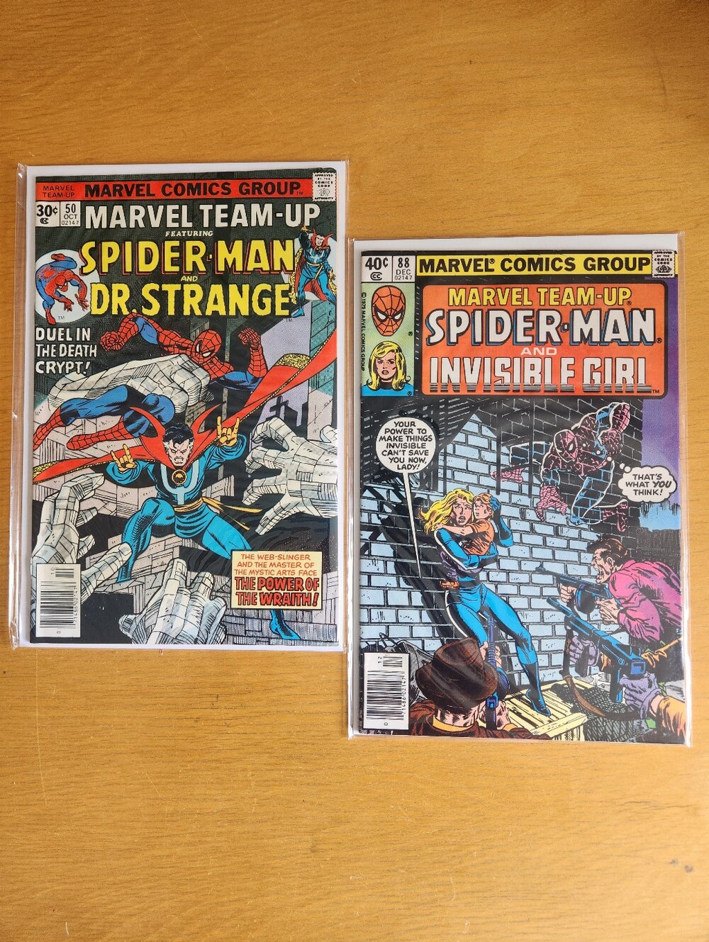 Marvel Team-Up #50, #88 - Marvel Comics (Lot of 2) Spider-Man, Dr. Strange